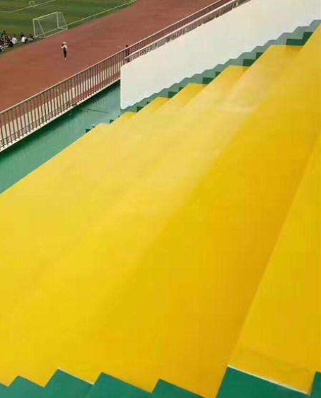 苏仙球场台阶翻新修补改造